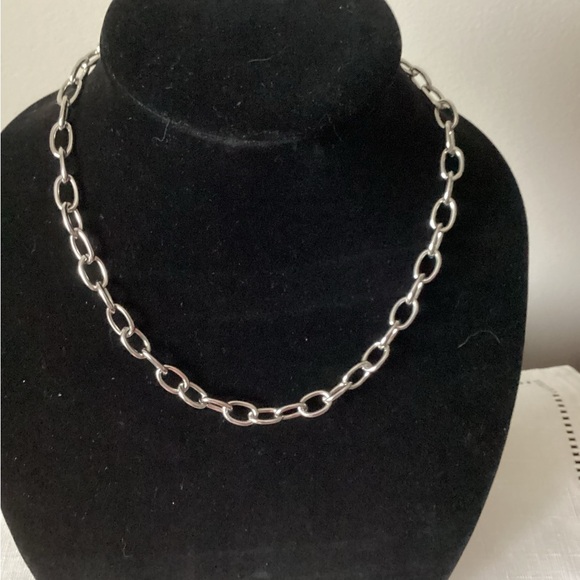 Chunky Stainless Steel Necklace - Picture 1 of 4